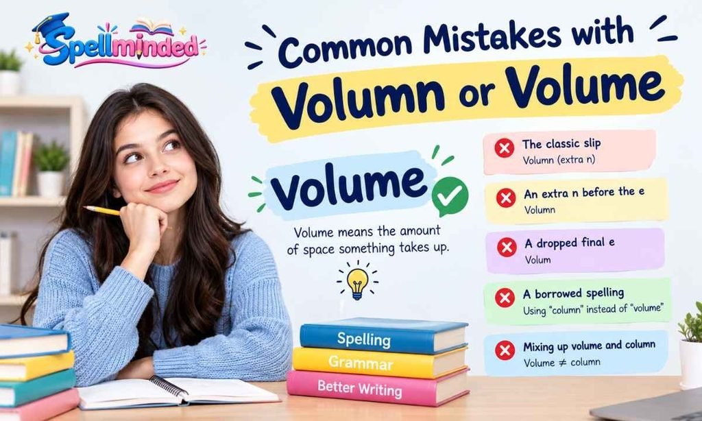 Common Mistakes with Volumn or Volume