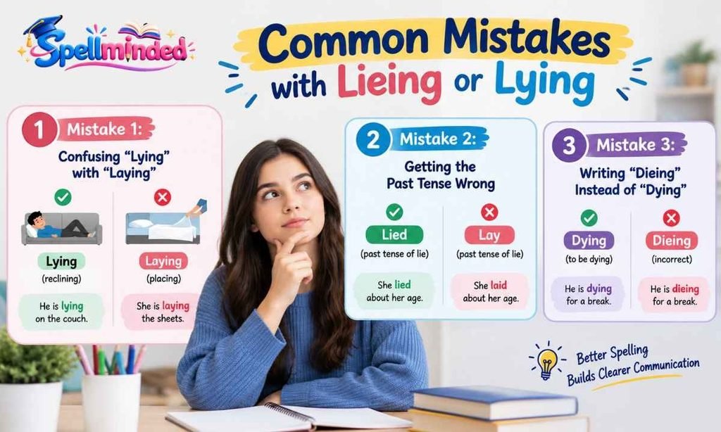 Common Mistakes with Lieing or Lying