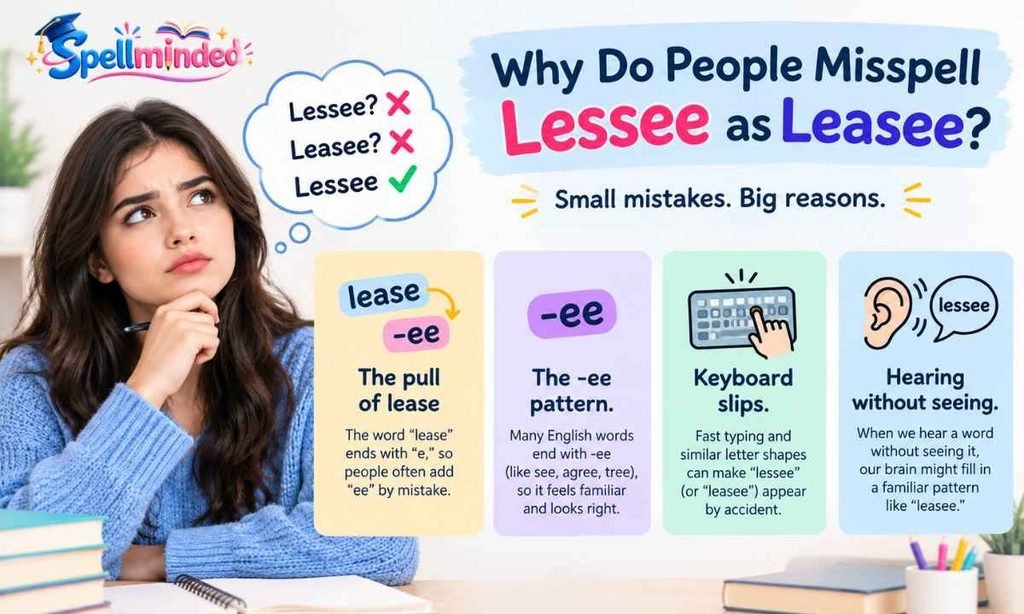 Why Do People Misspell Lessee as Leasee?