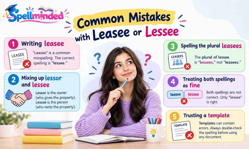 Common Mistakes with Leasee or Lessee
