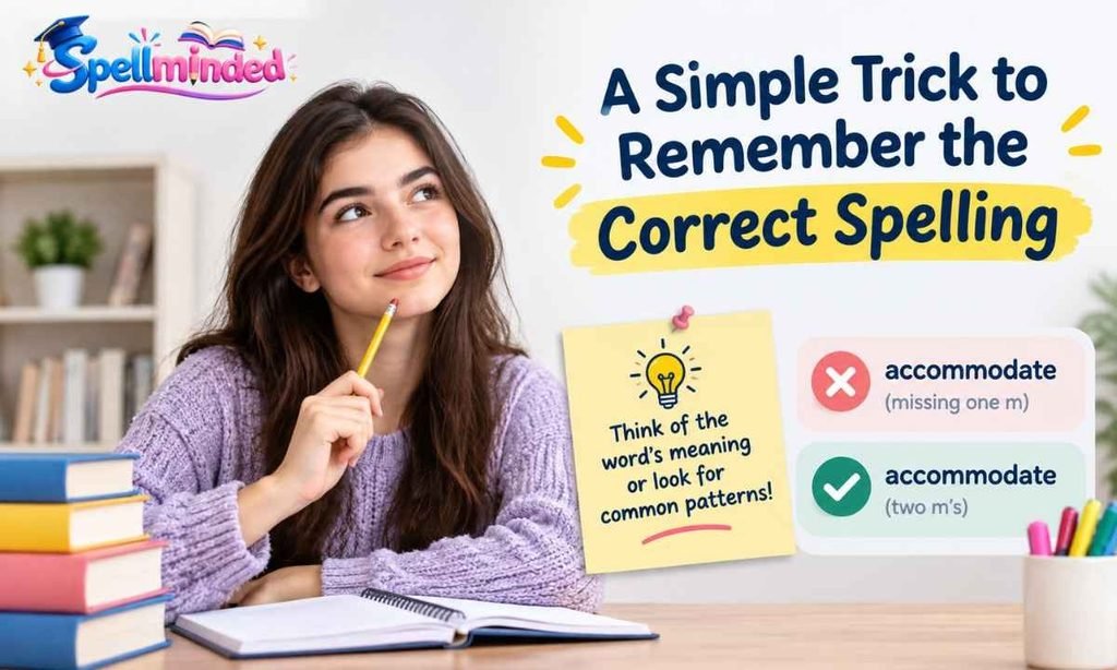 A Simple Trick to Remember the Correct Spelling
