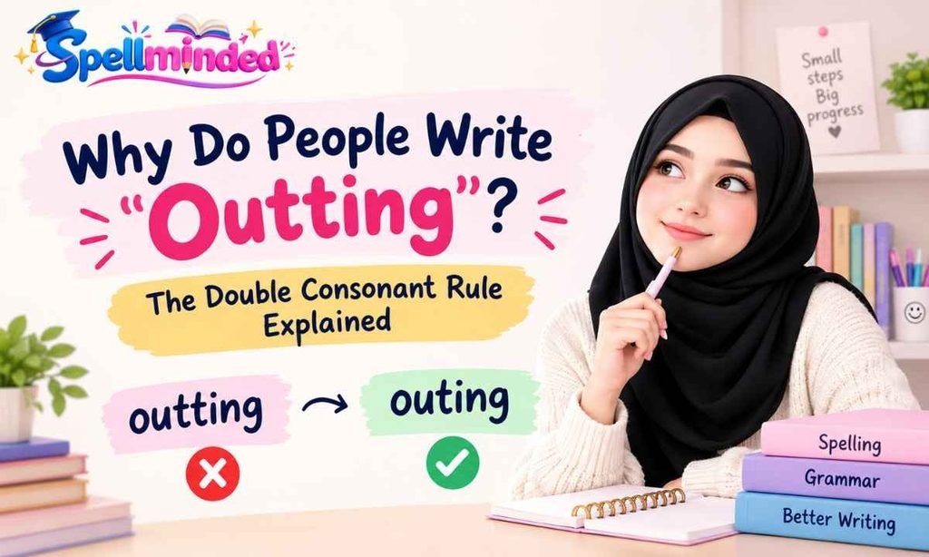 Why Do People Write "Outting"? The Double Consonant Rule Explained