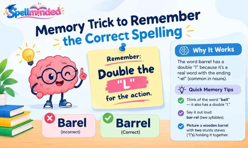 Memory Trick to Remember the Correct Spelling