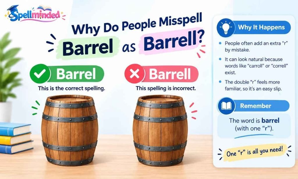 Why Do People Misspell Barrel as Barrell?