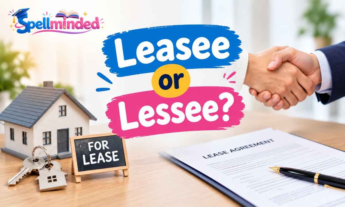 Leasee or Lessee