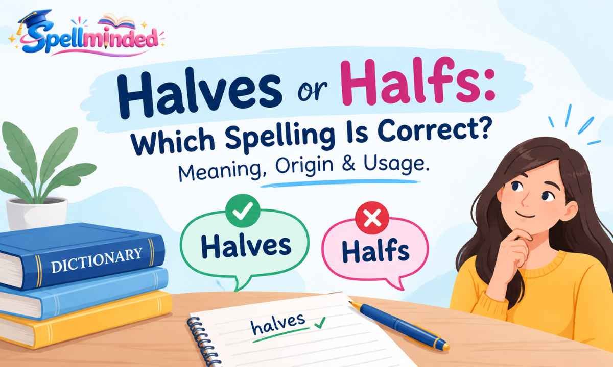 Halves or Halfs Which Spelling Is Correct Meaning, Origin & Usage
