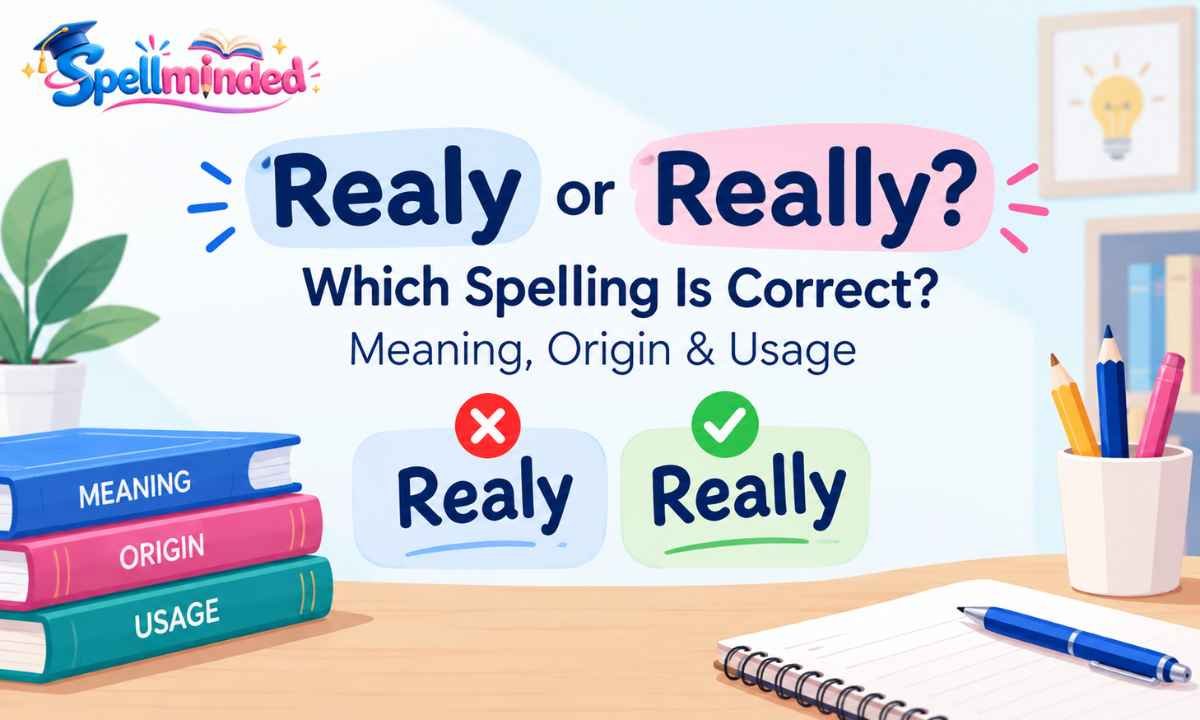 Realy or Really Which Spelling Is Correct Meaning, Origin & Usage